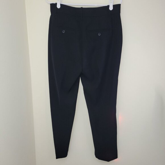 NWT Vince High Waist Straight Leg Pant Trouser Black Women's Size 8 - Picture 4 of 15